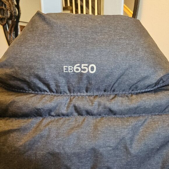 Eddie Bauer EB 650 Down Puffer Vest Mens L Gray Cirruslite Water Resistant - Picture 7 of 7